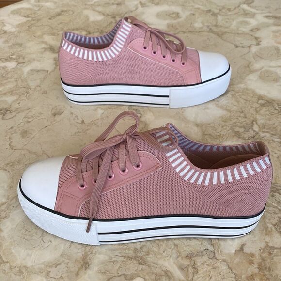 Olivia Miller Audrey Vulcanized Lace-up Slip On Sneakers - Picture 5 of 10